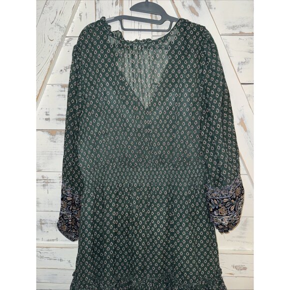 Veronica Beard Destiny print Paisley 100% silk dress W/ Slip. Size 18 MSRP $598 - Picture 11 of 12